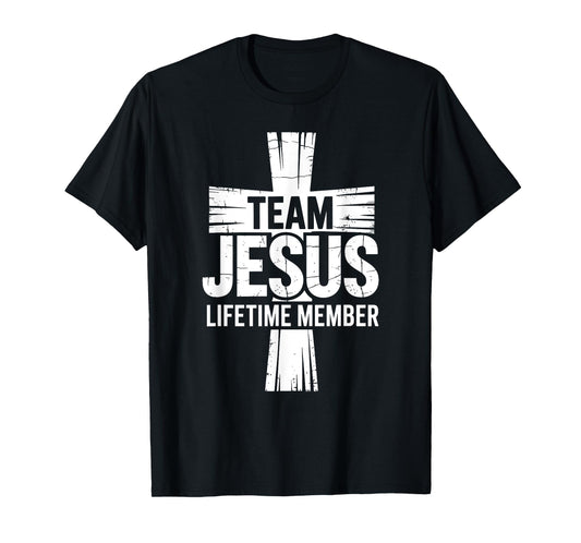 Member of Team Jesus Christian Cross Bible Belief T-Shirt