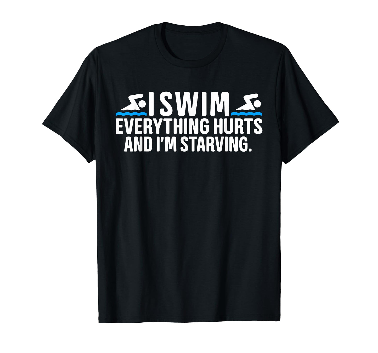 Funny Humor Swimming Swimmer Saying tee Unisex-Kids, Girls Black Small Modern Funny Swim Crew Neck Short Sleeve T-Shirt Swimming T-Shirt Sports