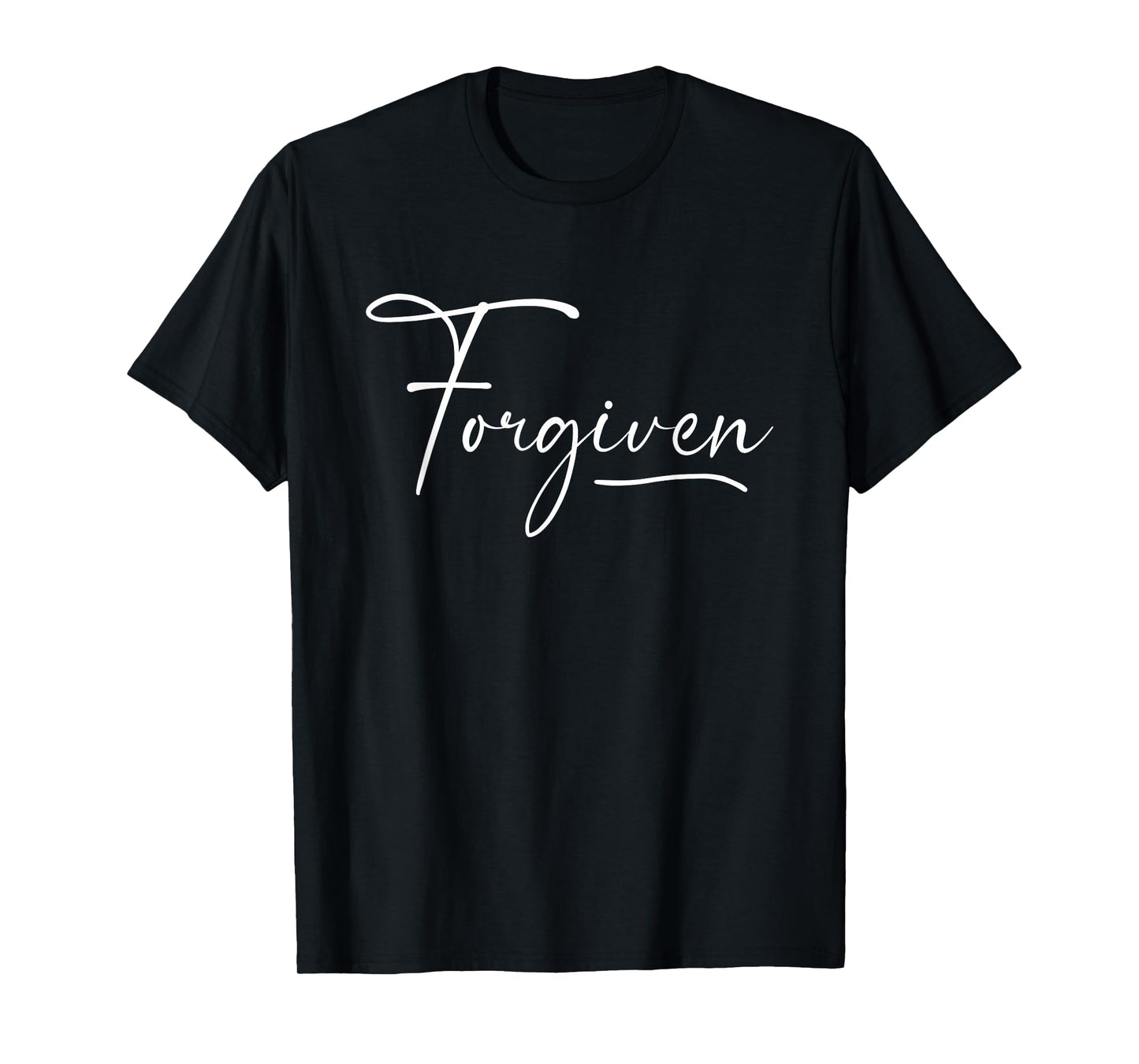 Forgiven Christian - Bible Verse Christian Faith Religious T-Shirt