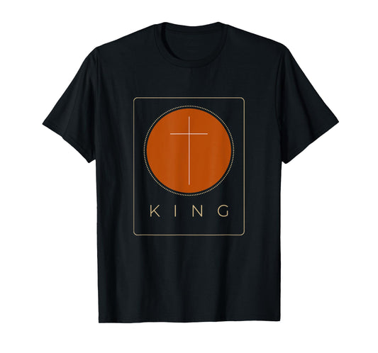 Jesus is King Exclusive Cross Faith Bible Verse Christ T-Shirt