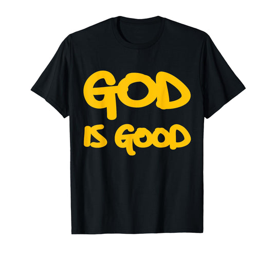 God is Good Yellow Christian Shirt T-Shirt