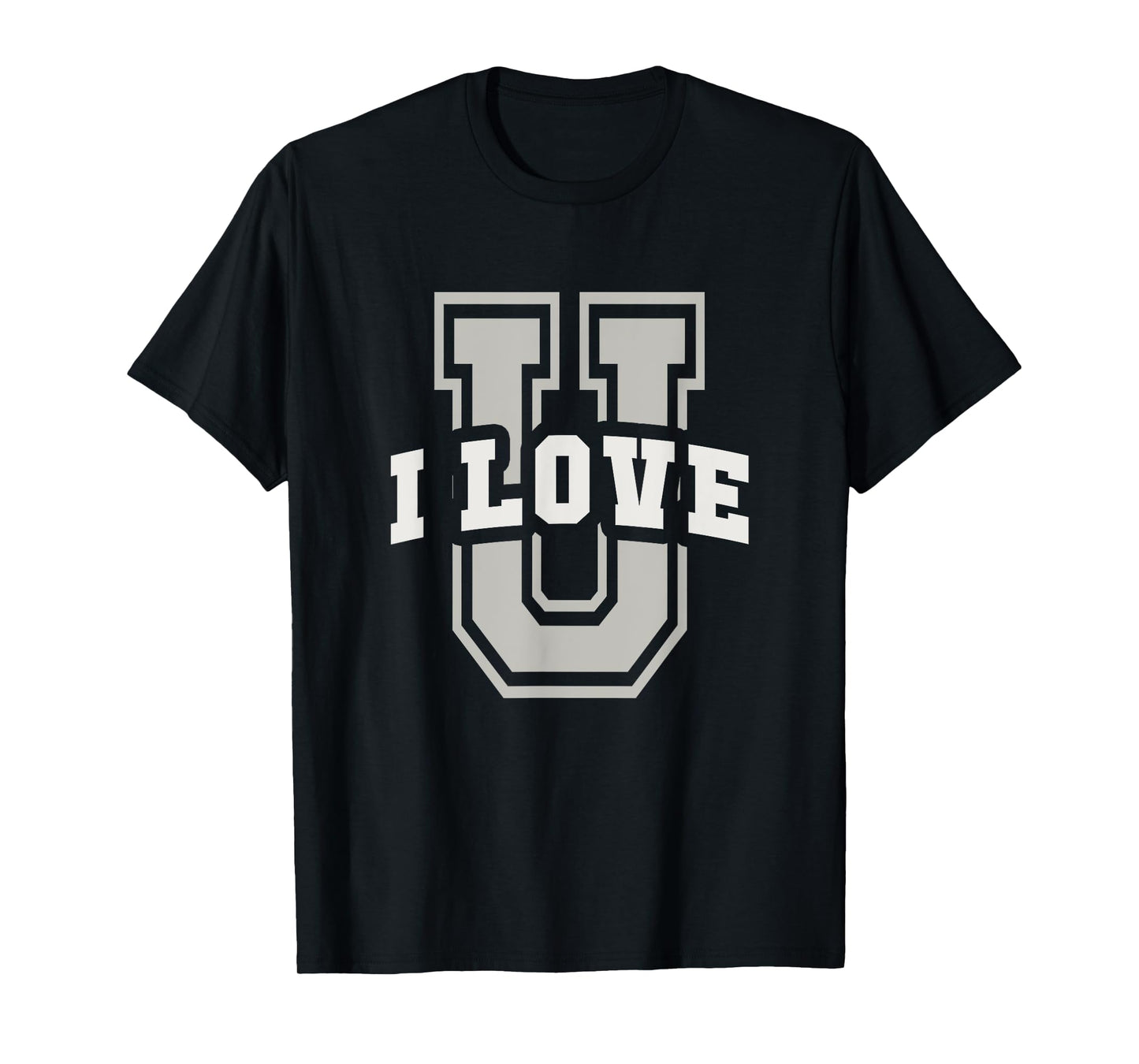 Funny University I Love You Cheerleader College Football T-Shirt