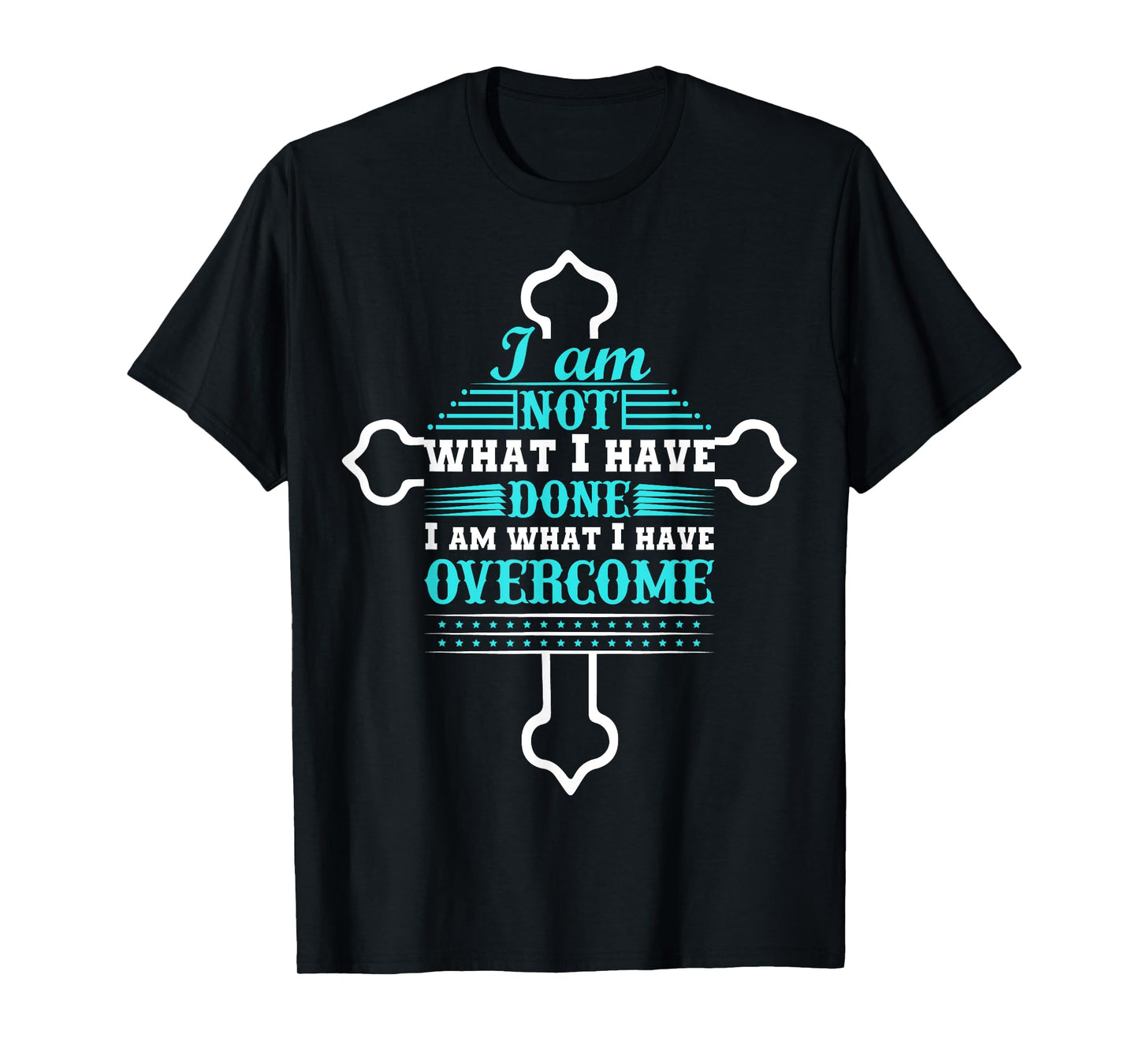 Celebrate Recovery T-Shirt Christian Cross Tee with Quotes. T-Shirt