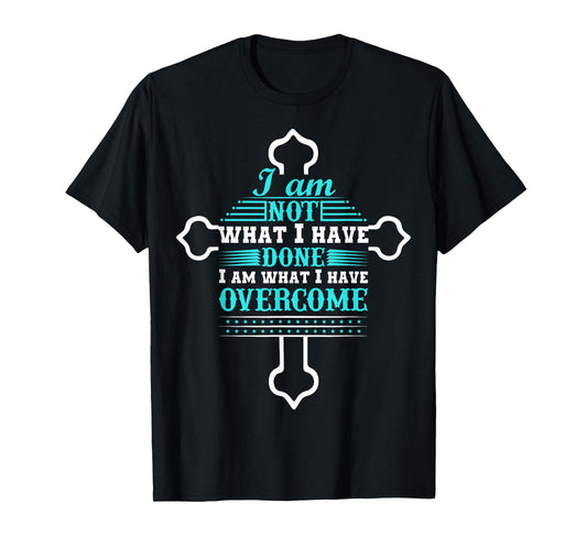 Celebrate Recovery T-Shirt Christian Cross Tee with Quotes. T-Shirt