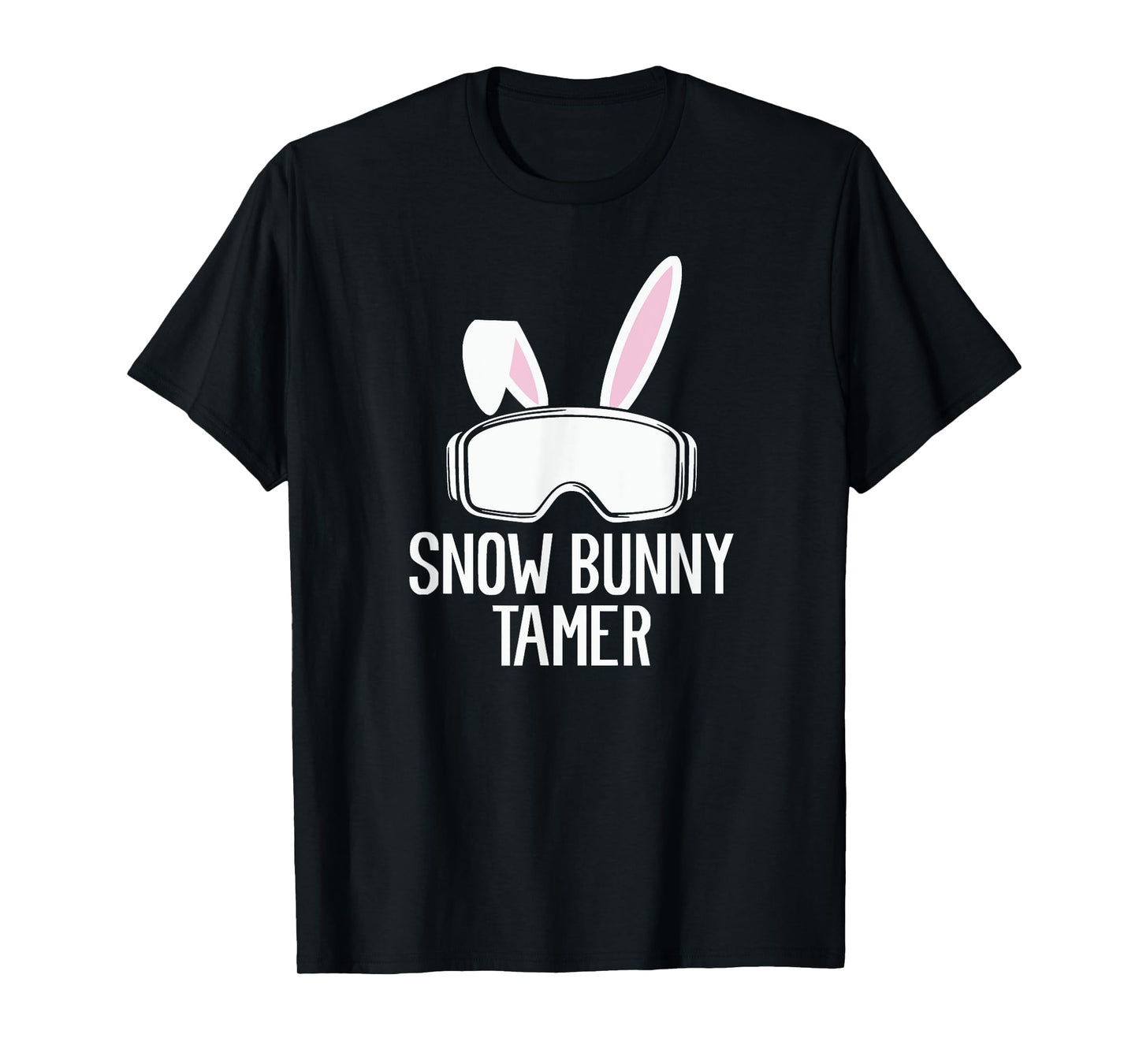 Snow Bunny Tamer Ski Funny Apres Party Skiing Skier T-Shirt
