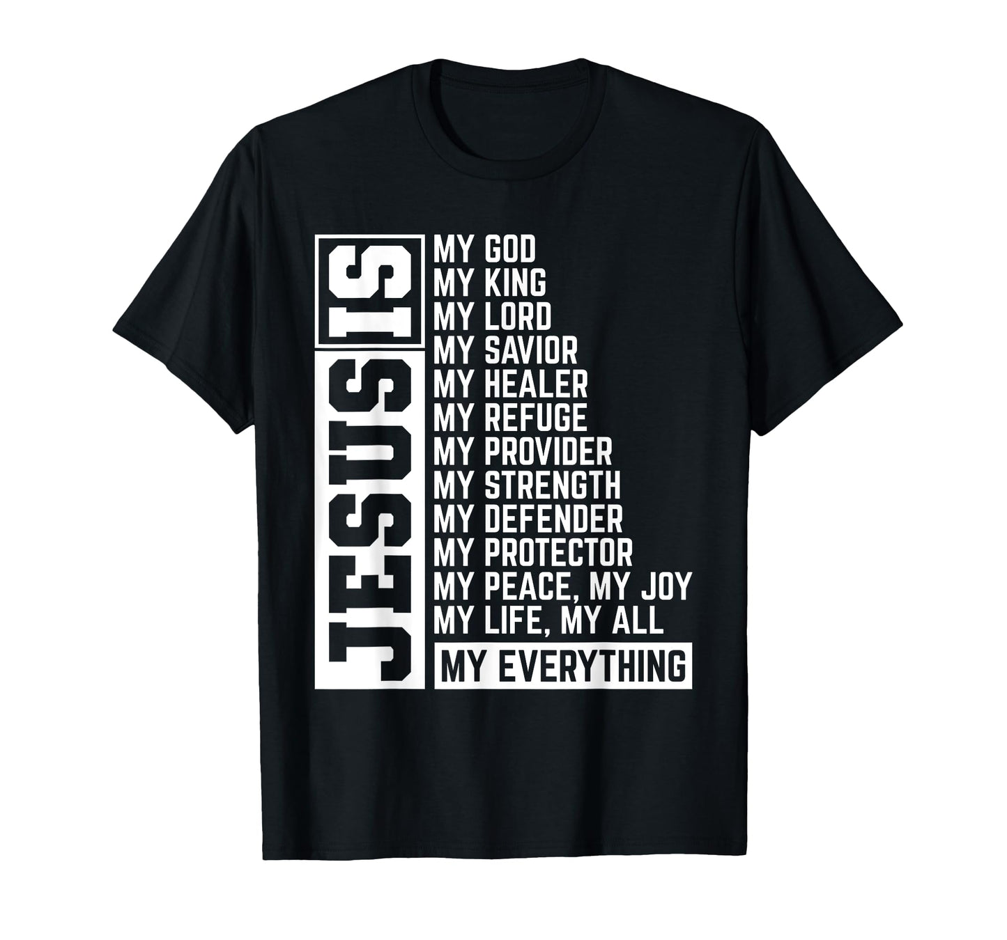 Faith Cross Christian Religious Jesus Lord Gift Jesus T-Shirt