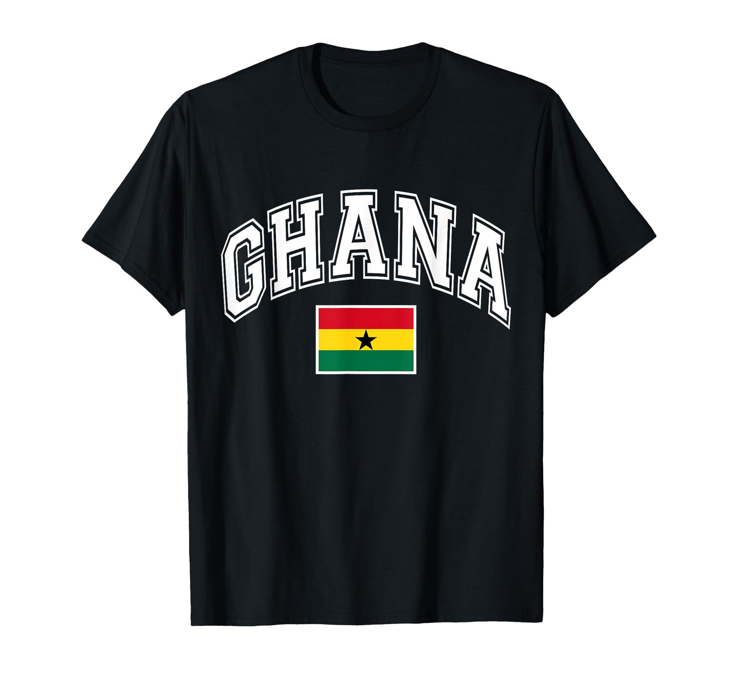 Ghana Ghanese Flag Africa Graphic T-Shirt