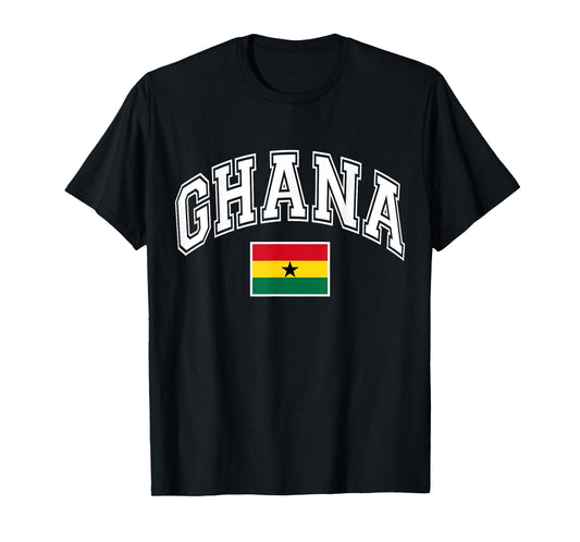 Ghana Ghanese Flag Africa Graphic T-Shirt