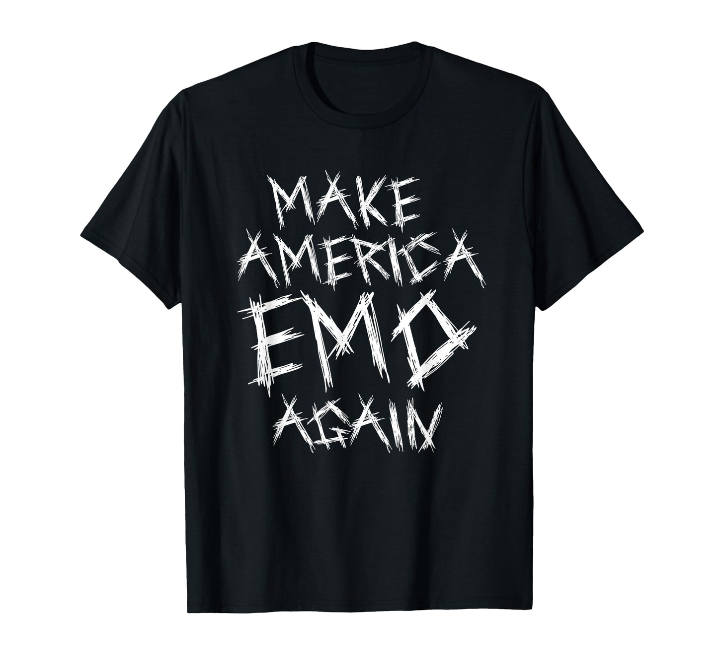 MAKE AMERICA EMO AGAIN Funny Goth US T-Shirt