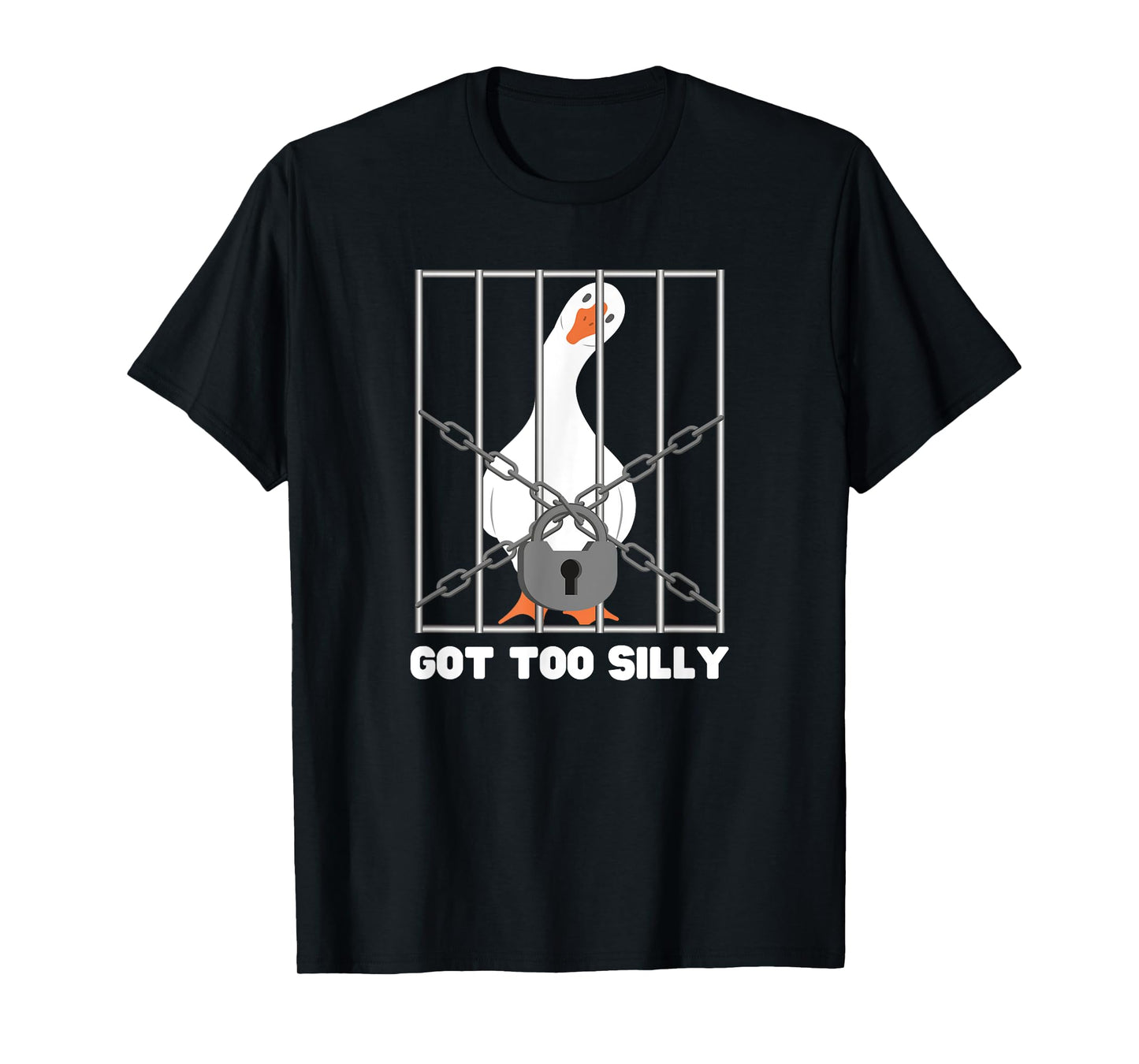 Goose Got Too Silly Funny Silly Goose Meme T-Shirt