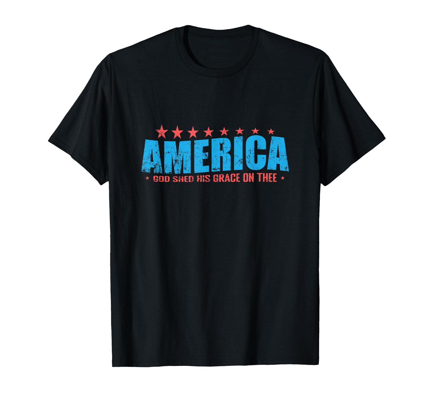 America God Shed his Grace on thee T-Shirt