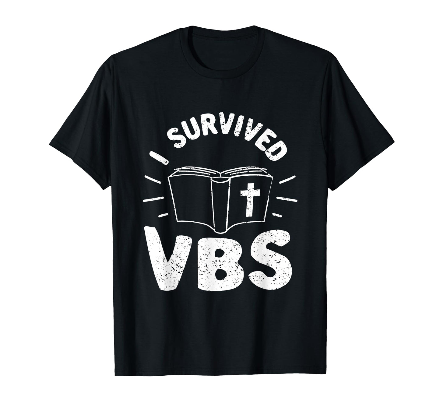 Christians Funny Quote I Survived VBS Vacation Bible School T-Shirt