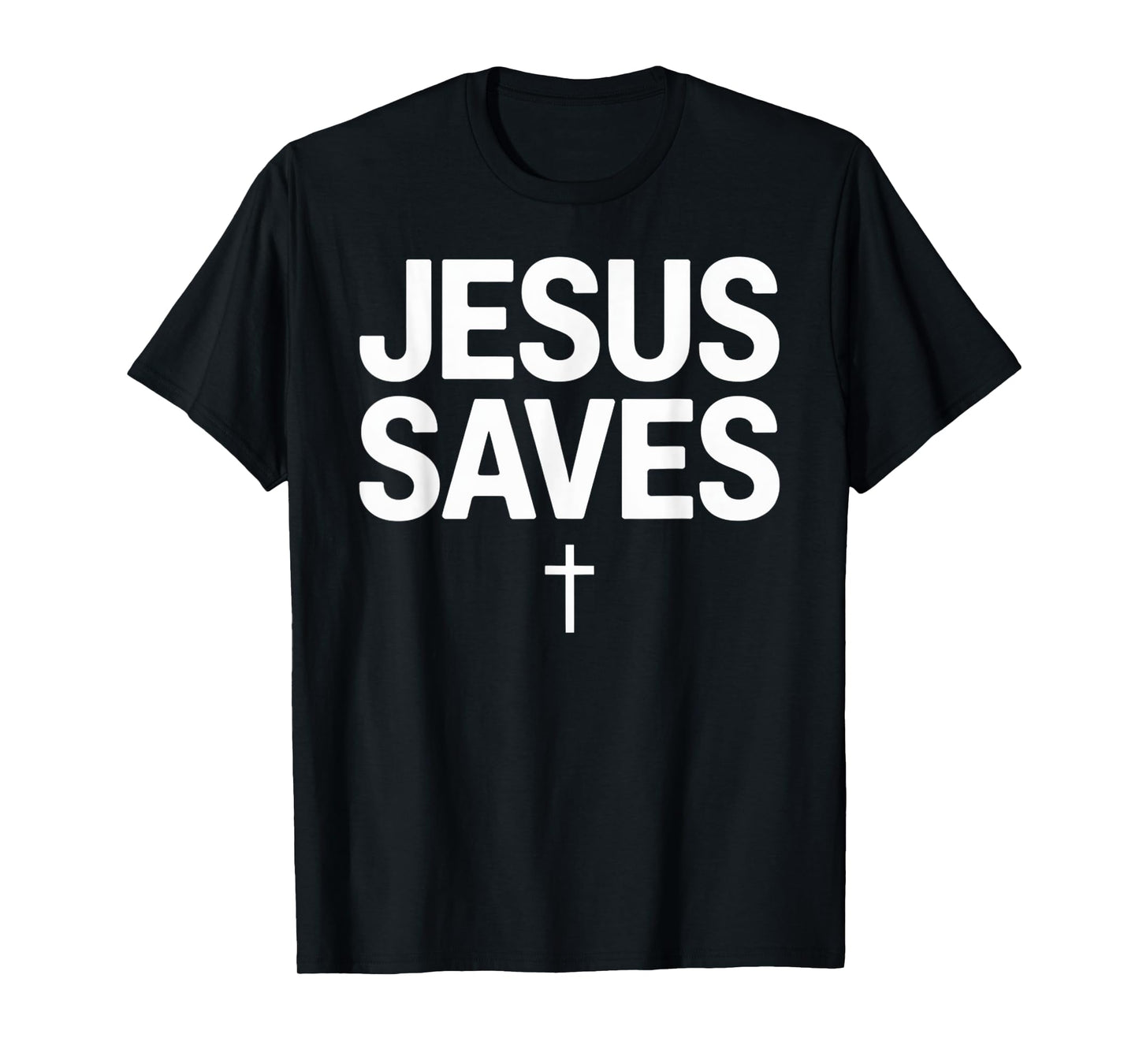 Jesus Saves Cross Christian Religious Faith Mens T-Shirt