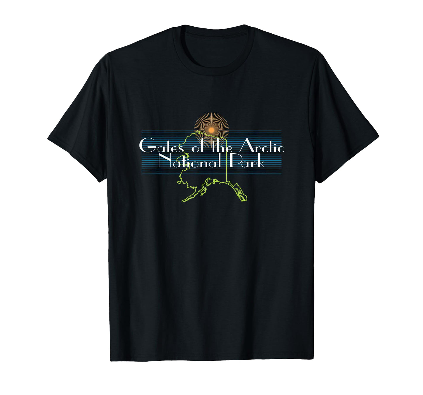 Gates of the Arctic National Park Alaska USA Travel Souvenir T-Shirt