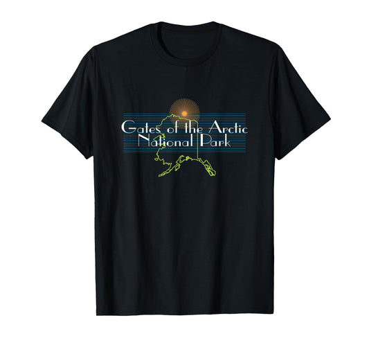 Gates of the Arctic National Park Alaska USA Travel Souvenir T-Shirt
