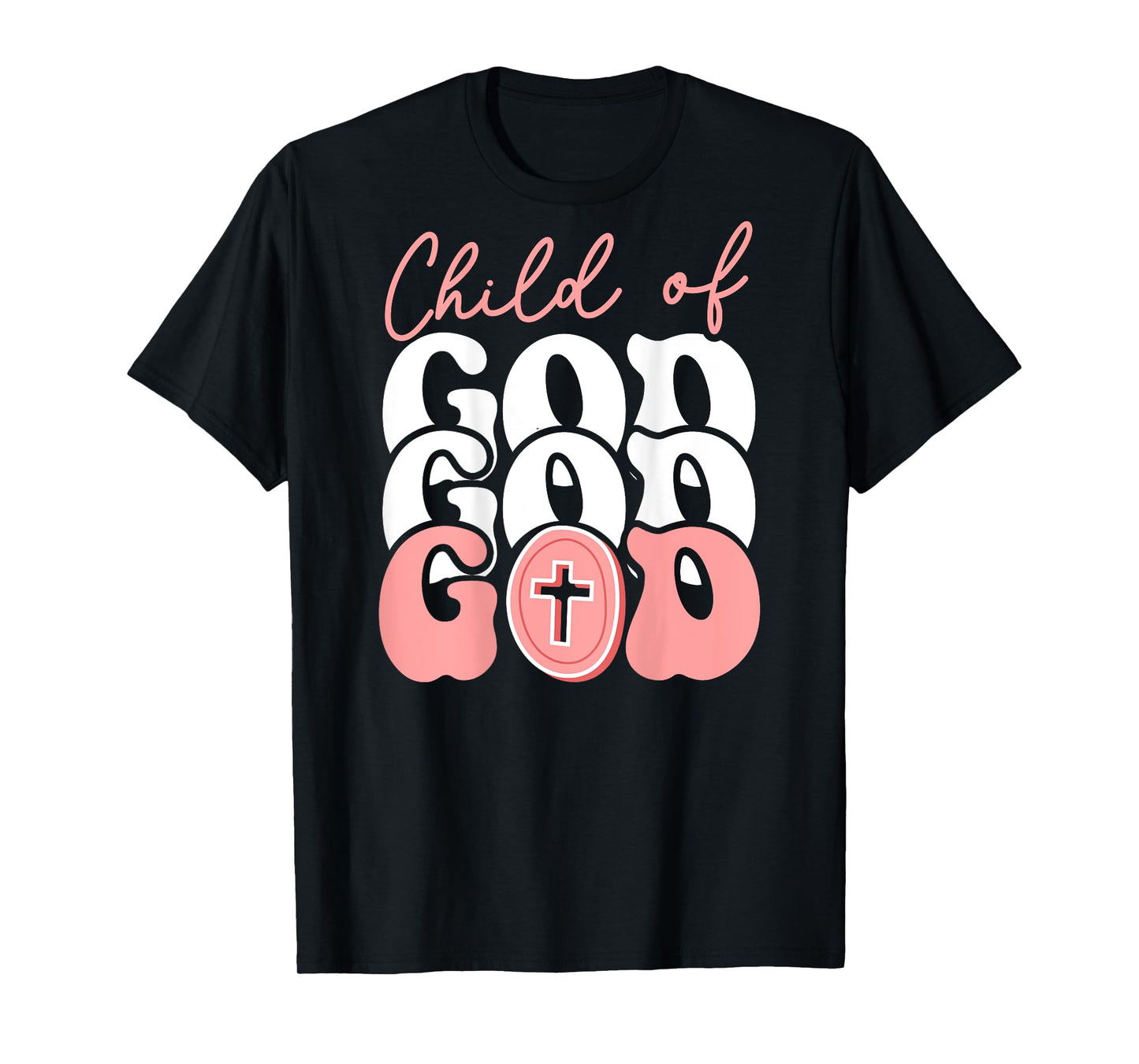 A Child of God The Way The Truth The Life Jesus Art ON Back T-Shirt