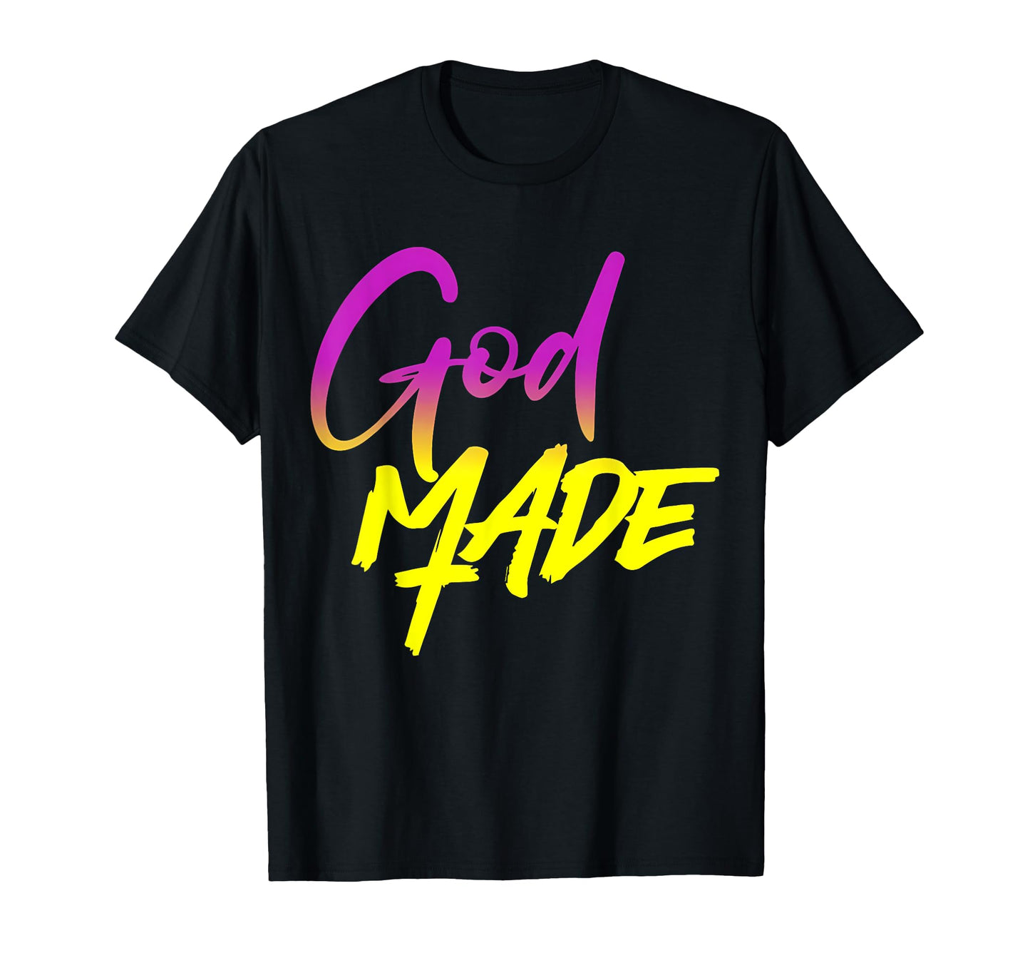 God Made Jesus Cross Vintage Christian Gift T-Shirt