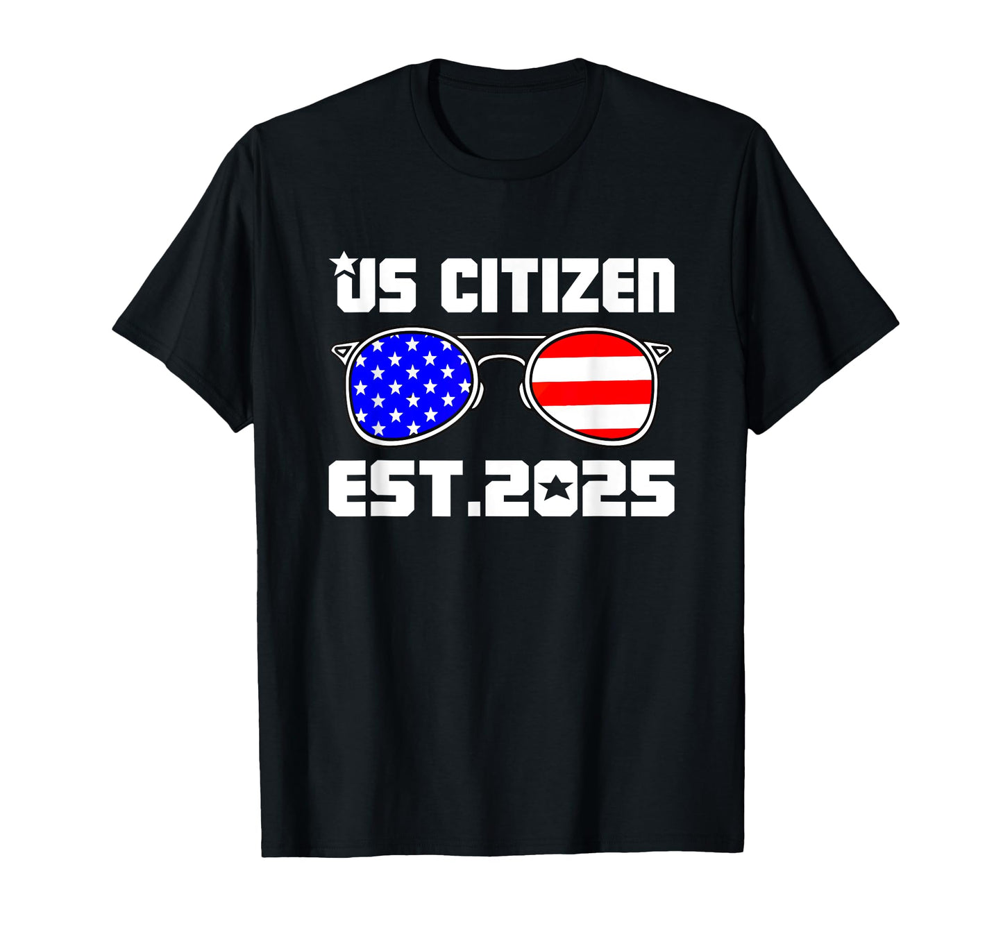 New US Citizen Est 2025 American Immigrant Citizenship Gifts T-Shirt