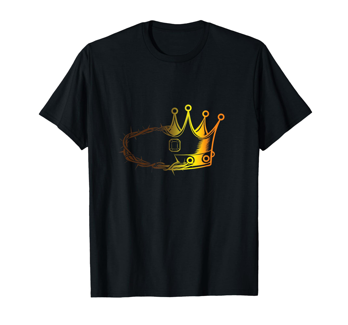 God Follower Catholic Christian Biblical Jesus Thorn Crown T-Shirt