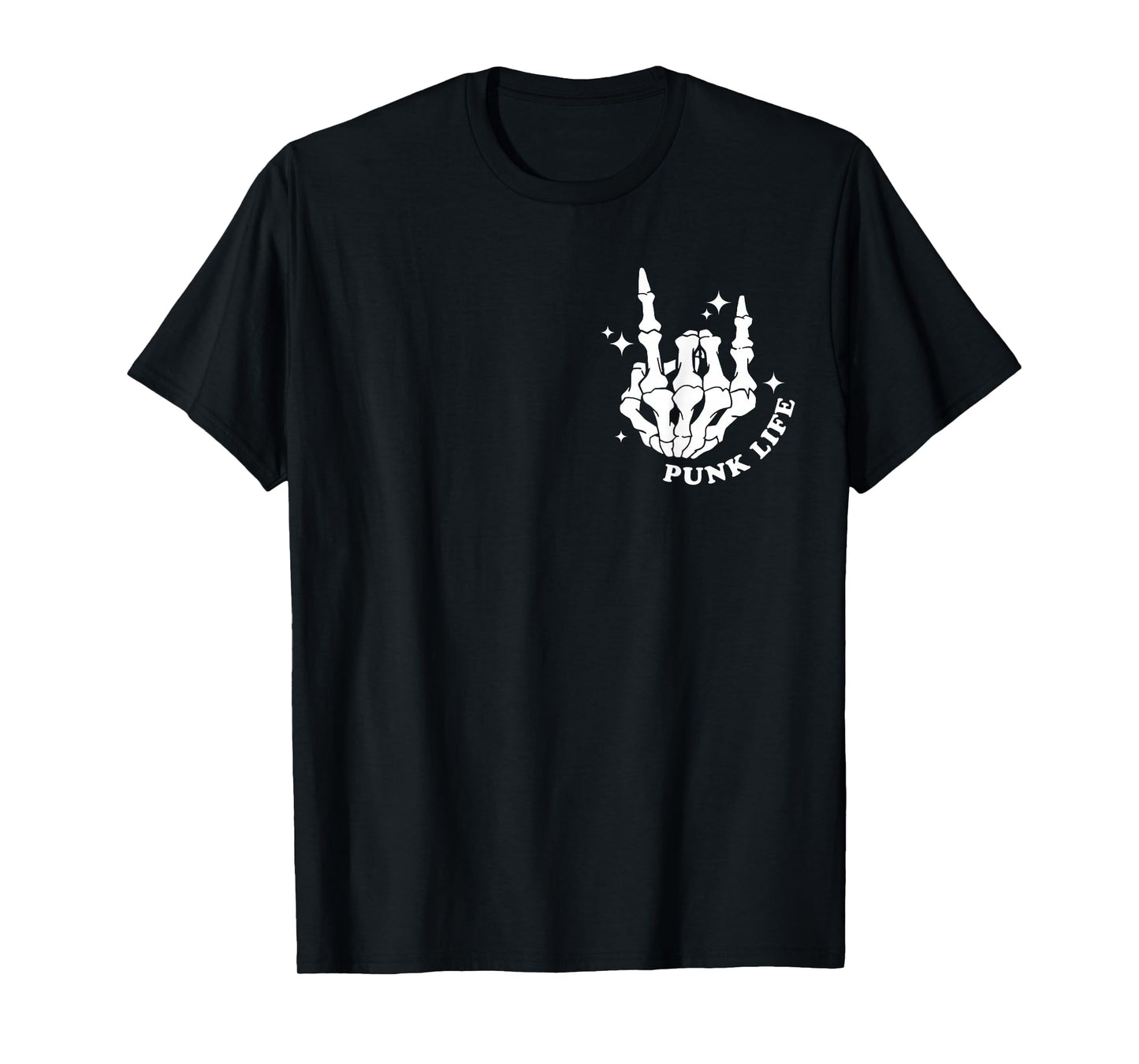 What's More Punk Than Public Library Skeleton Hand Punk Life T-Shirt