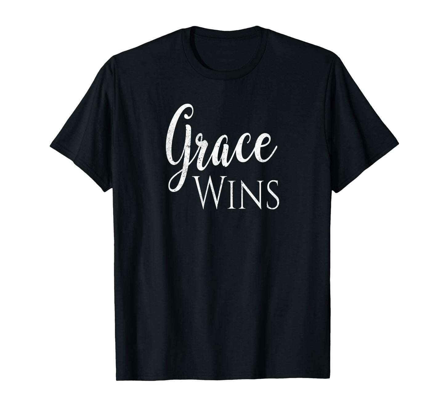Church Summer Camp tShirts with "Grace Wins" Saying T-Shirt