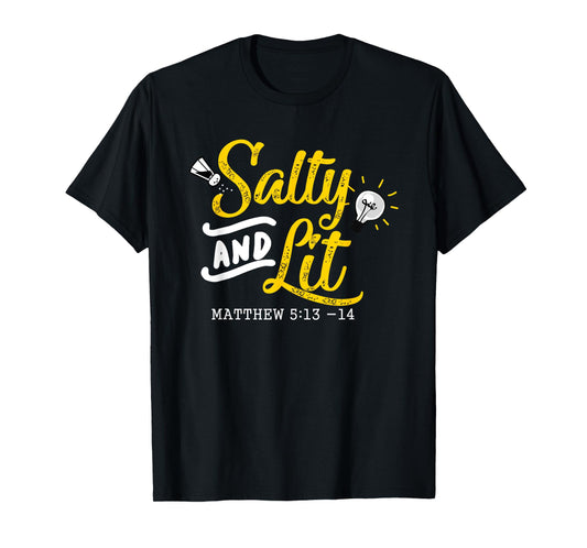 Salty & Lit Matthew 51314 Christian Funny Cute T Shirt T-Shirt