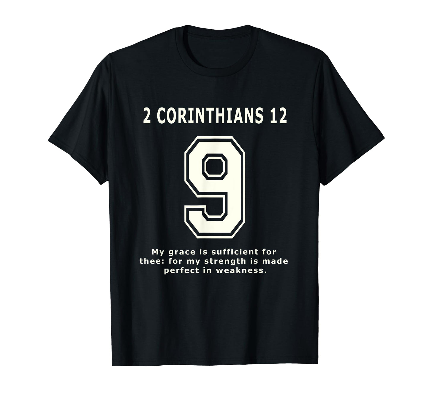 2 Corinthians 9 Team Sports Bible Verse Christian Jersey T-Shirt