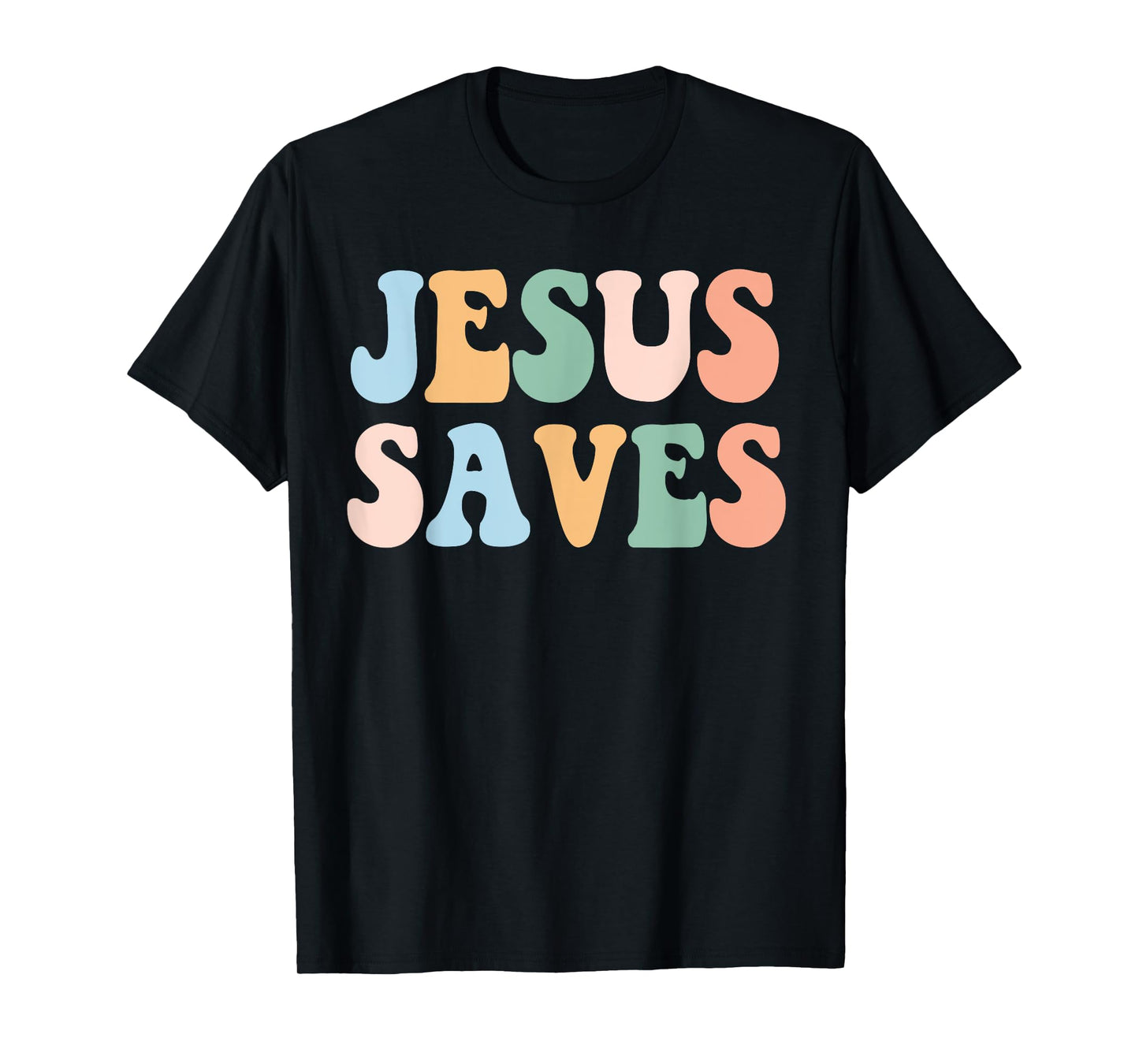 Jesus Saves Christian Retro Vintage T-Shirt