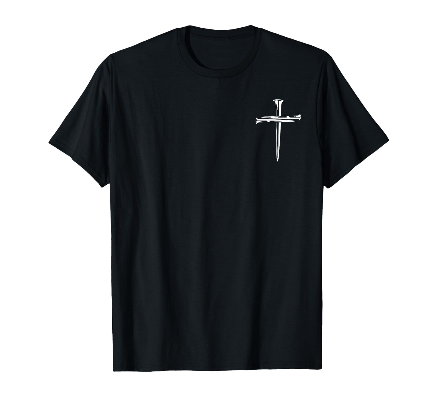 Jesus Cross, The Way The Truth The Life - Front and Back T-Shirt