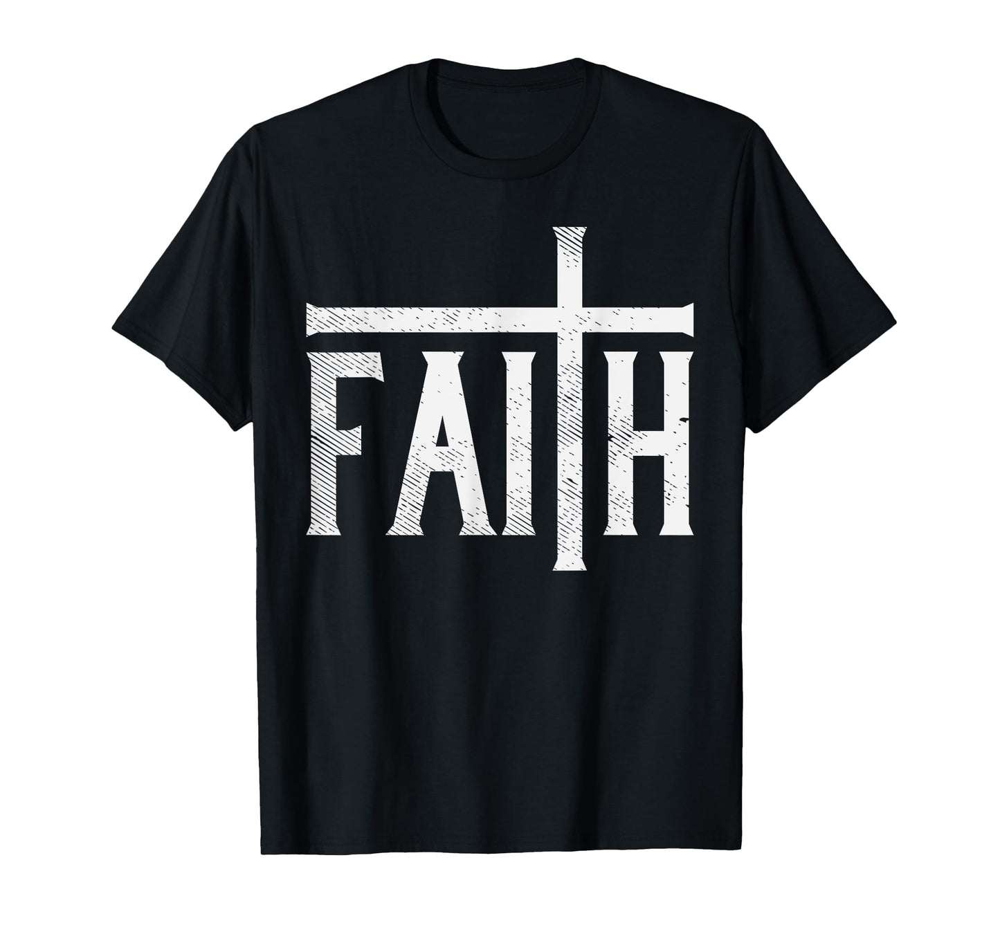 Faith Cross God Jesus Christ Prayer Religious Christian Gift T-Shirt