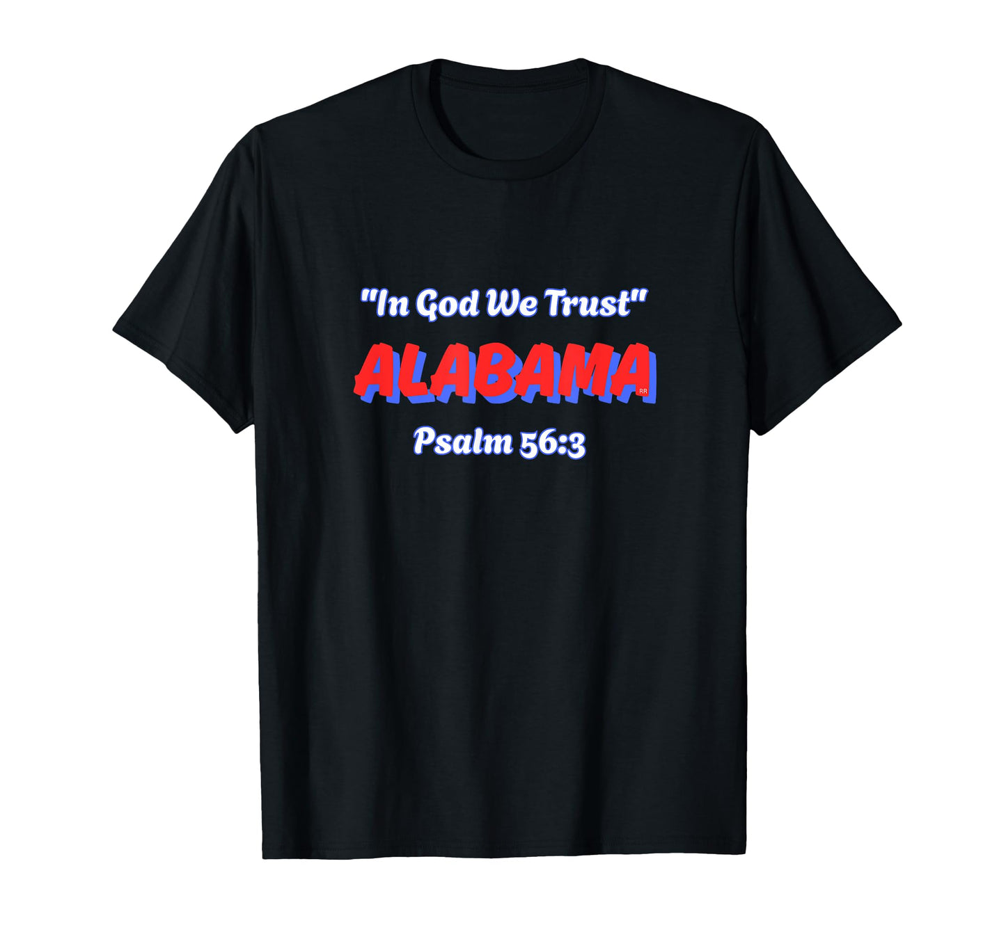Alabama State in God We Trust Bible Verse T-Shirt