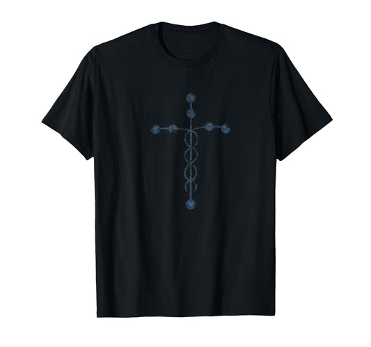 Laminin T-Shirt Christian Jesus Cross Tee T-Shirt