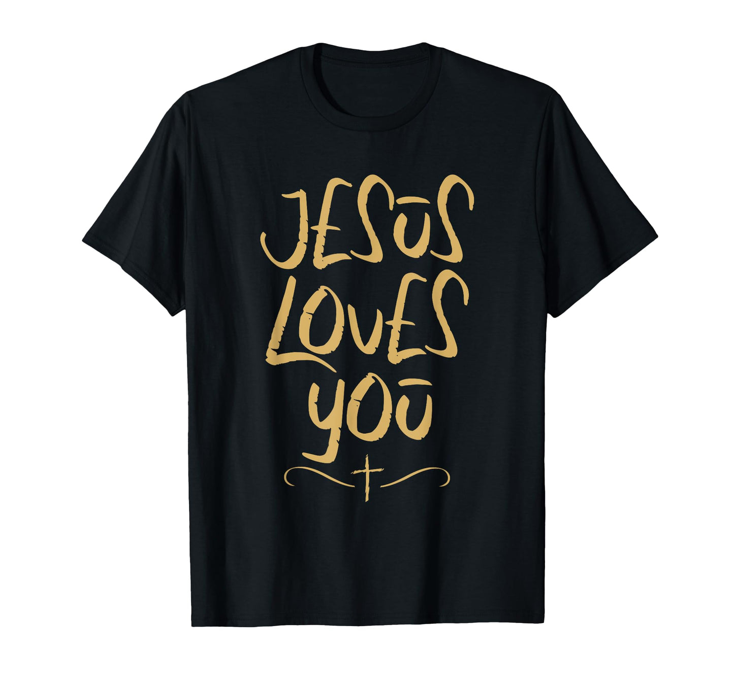 Jesus Loves You Cross Christian Faith Jesus Christ T-Shirt