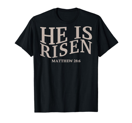 Toddler He is Risen Christian Easter God Sister Daughter Son T-Shirt