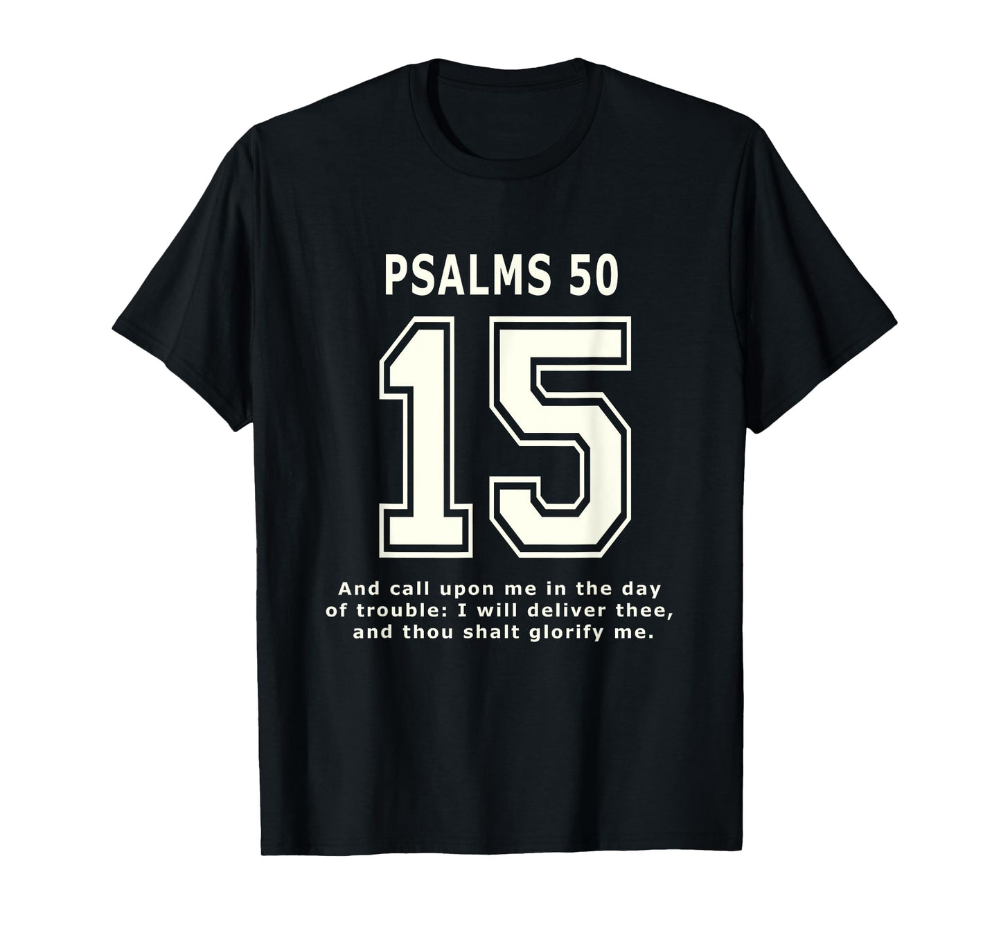 Psalms 15 Team Sports Bible Verse Christian Jersey T-Shirt