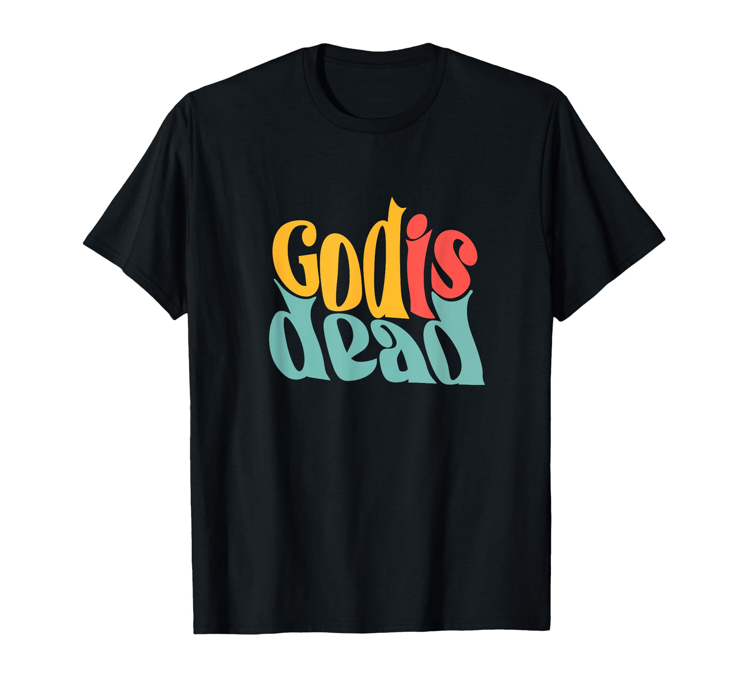 Nietzsche Quote God Is Dead Retro Design T-Shirt