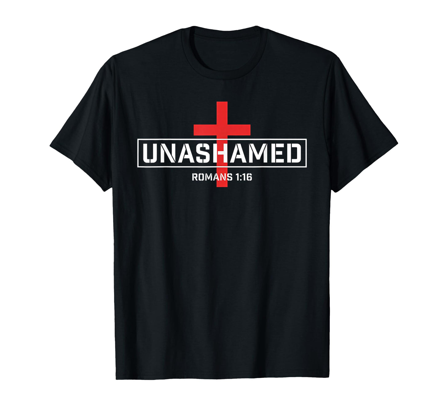 Unashamed Cross Inspirational Christian Religious Bible T-Shirt