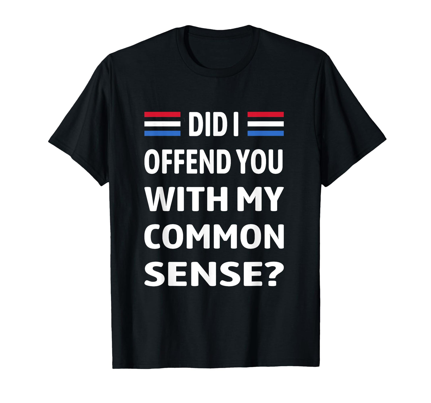 Did I Offend You With My Common Sense Funny Quote Saying T-Shirt
