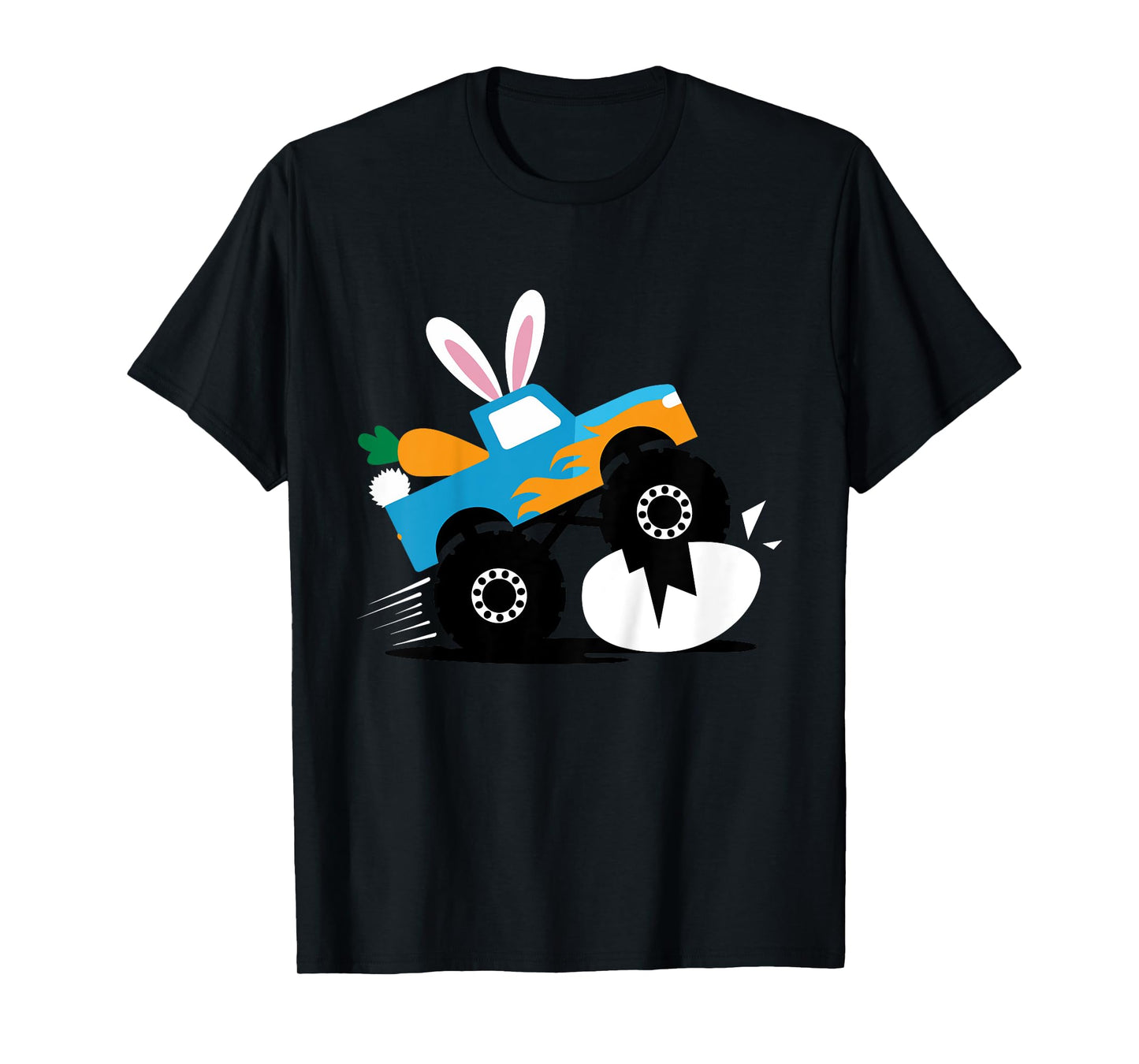Kids Monster truck bunny for easter kids boys toddler T-Shirt