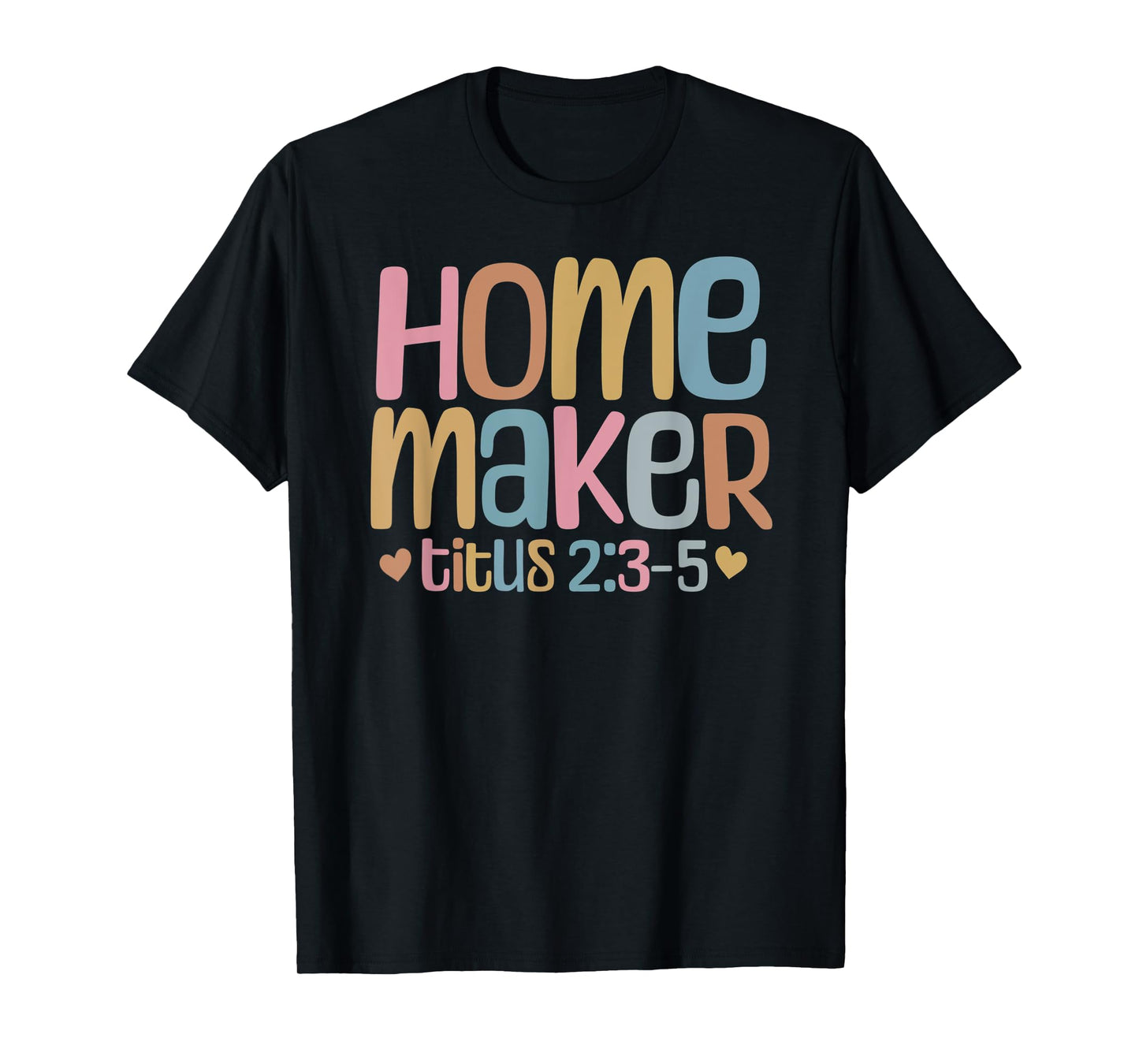 Retro Homemaker Christian Wife Vintage SAHM Stay At Home Mom T-Shirt
