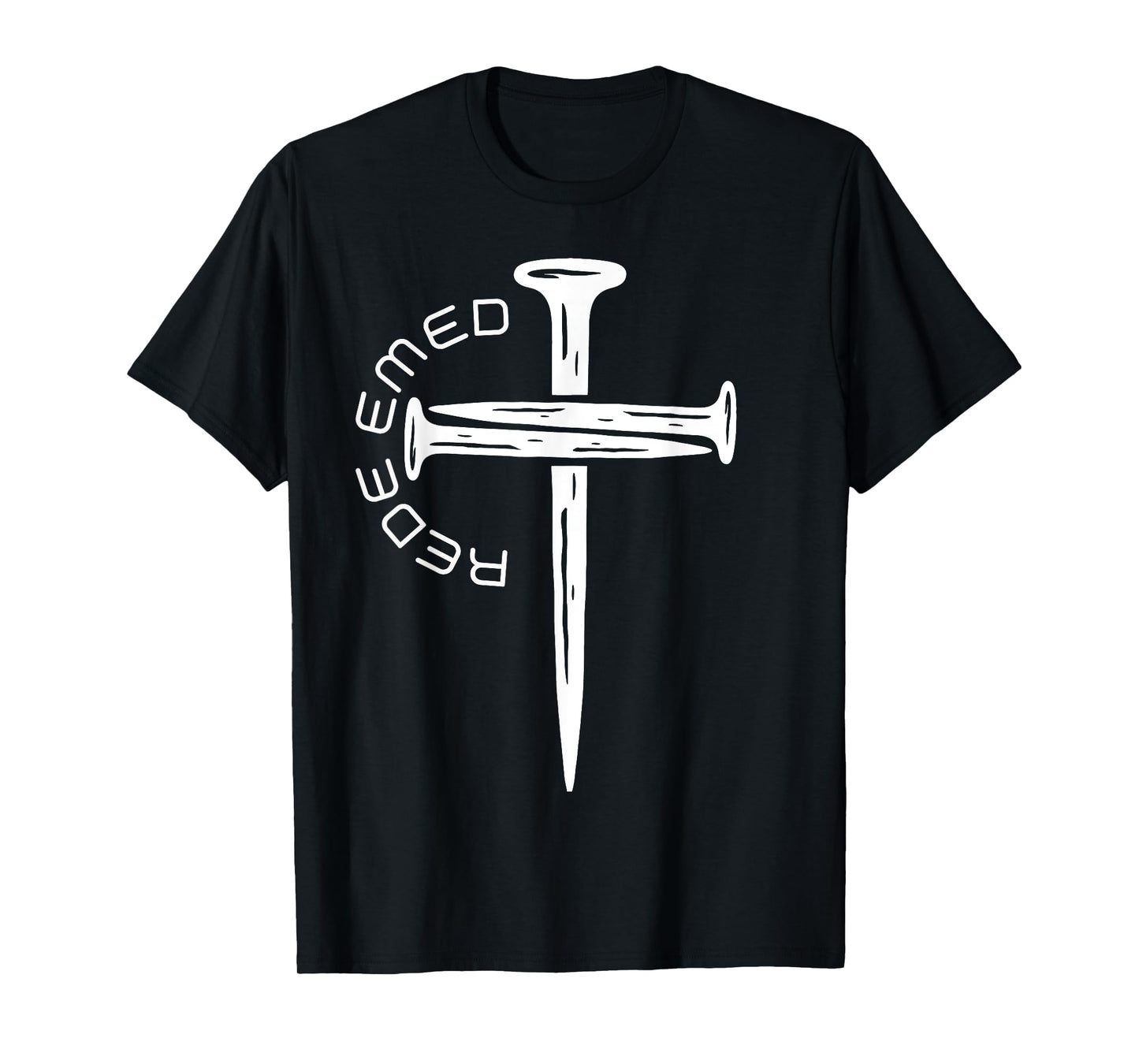 Redeemed Jesus Christian Cross God Faith Bible Religious T-Shirt