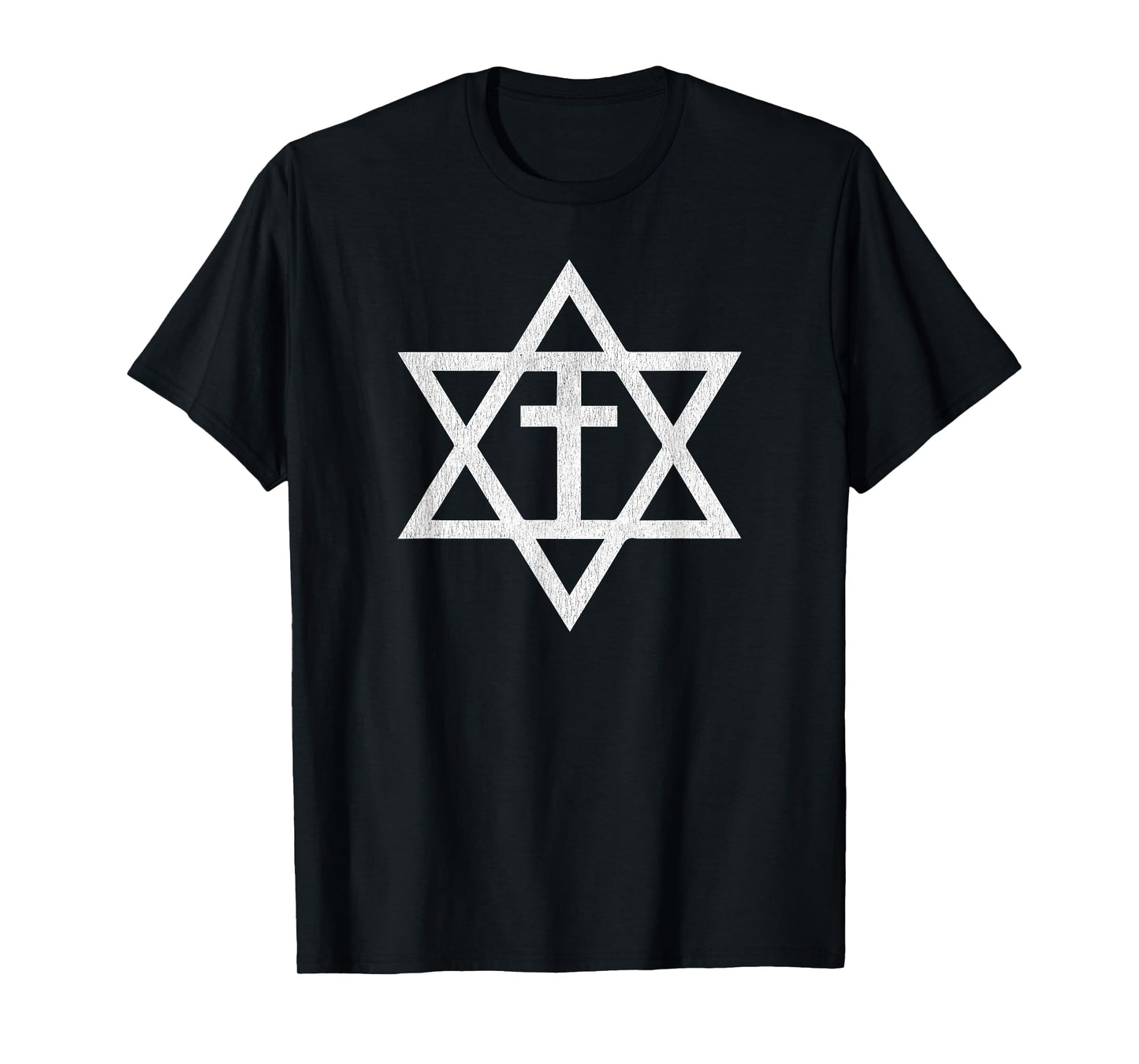 Messianic Cross Star of David T-shirt T-Shirt