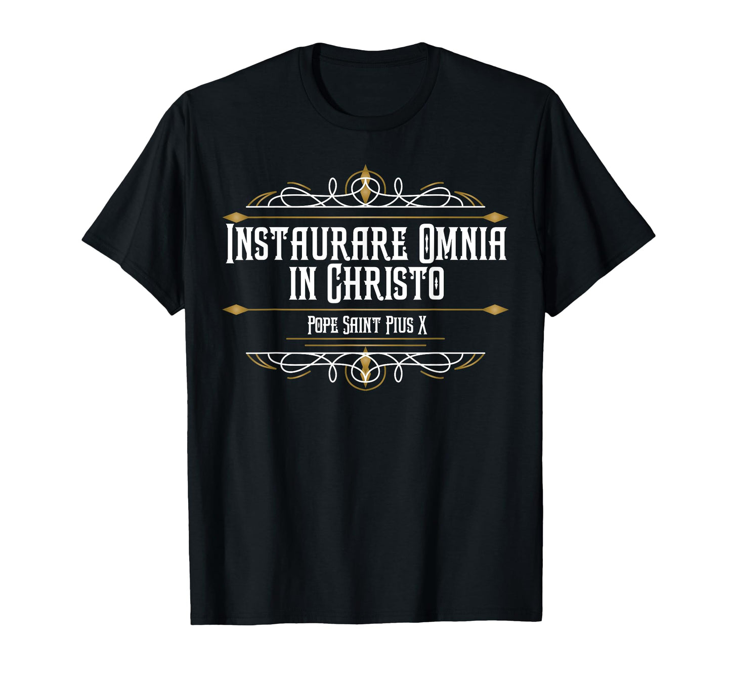 Pope St Pius X Catholic Saint Traditional Latin Mass T-Shirt