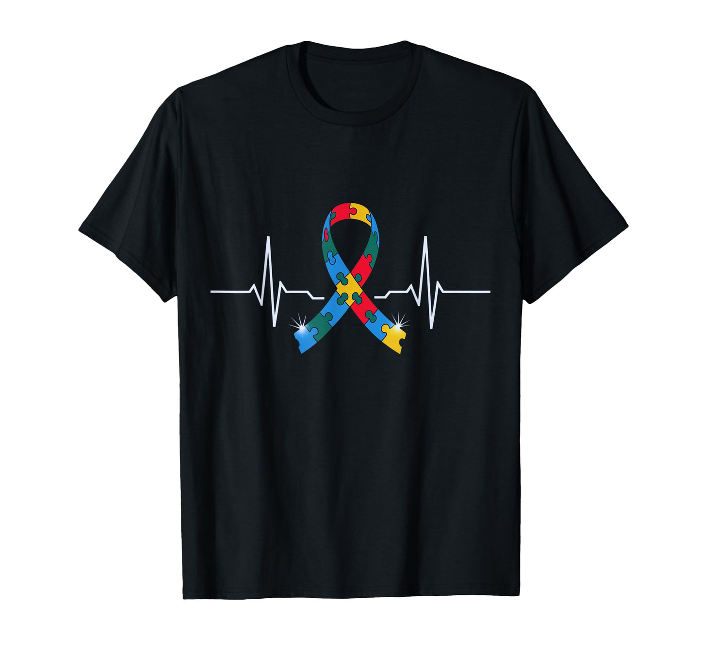 Love Heart Puzzle Acceptance Men Women Kids Autism Awareness T-Shirt