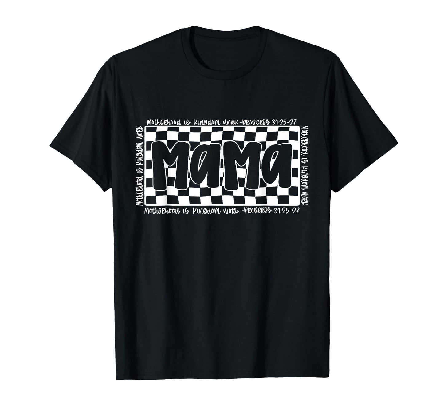Motherhood is Kingdom Work Christian Mothers Day T-Shirt