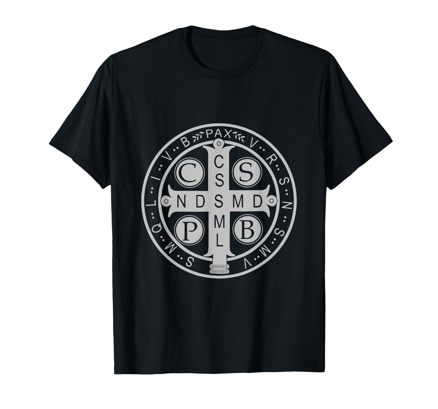 St. Benedict Medal - Traditional Latin Catholic Christian T-Shirt