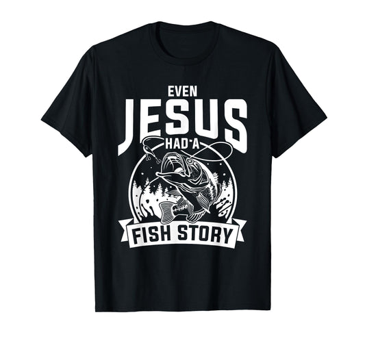 Funny Christian Fisherman Jesus Bible Prayer Gift Jesus T-Shirt
