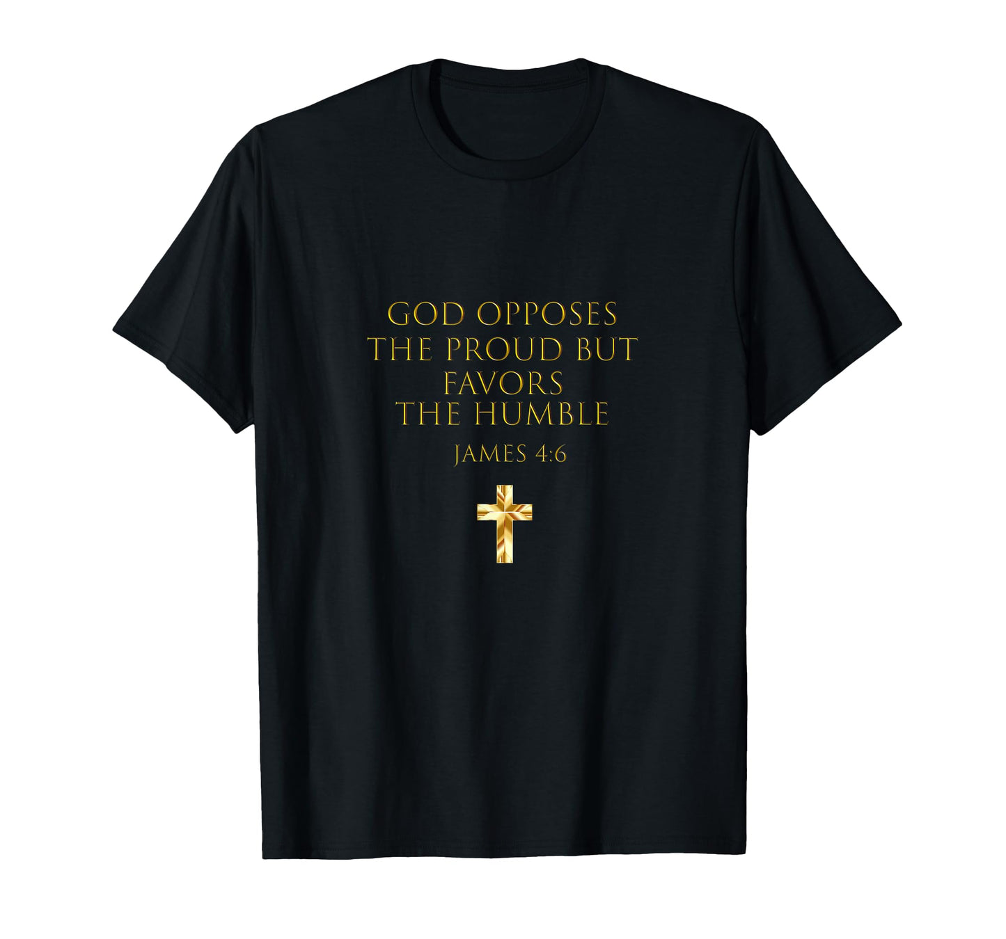 Buffalo Tees James 4:6 Bible Verse T-Shirt