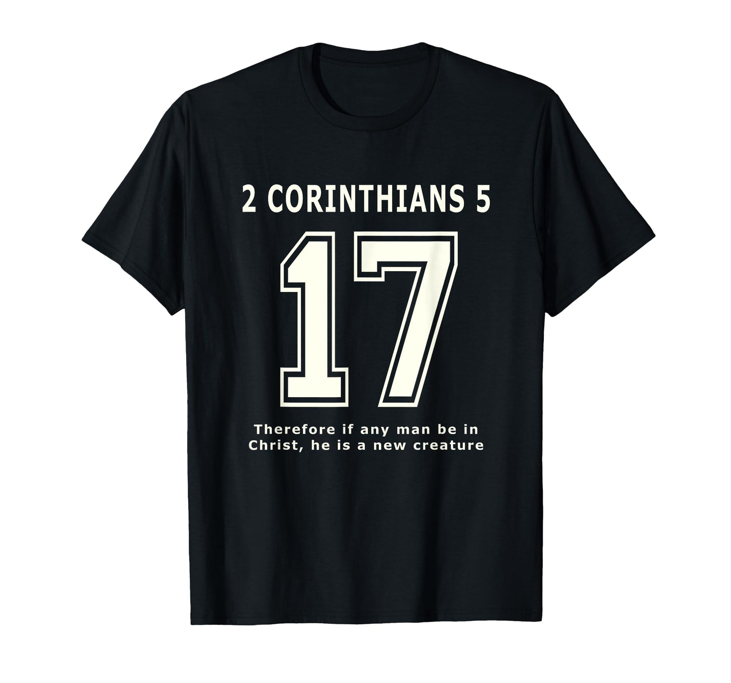 2 Corinthians 17 Team Sports Bible Verse Christian Jersey T-Shirt