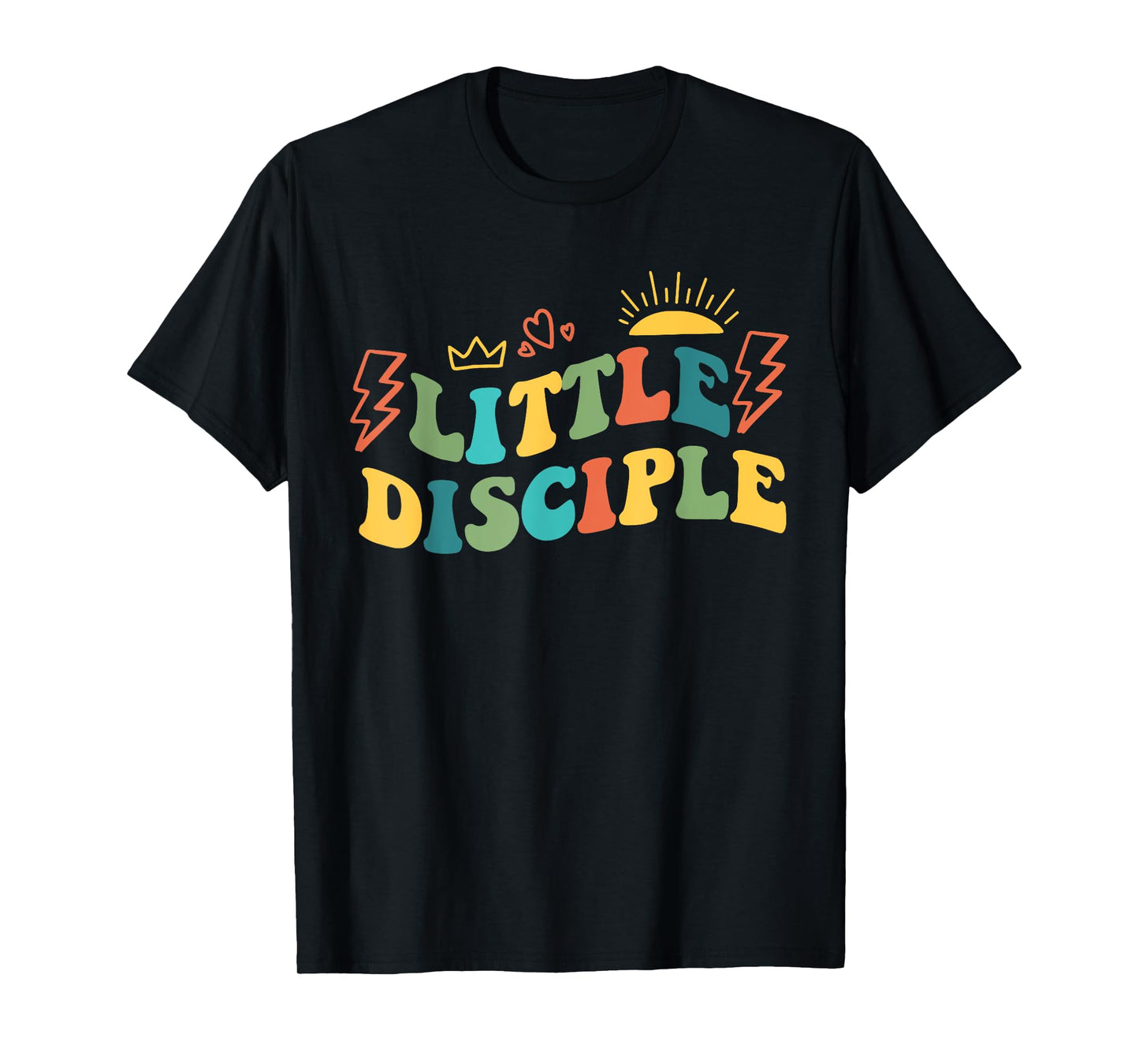 Little Disciple Kids Christian Toddler Religious Youth Jesus T-Shirt